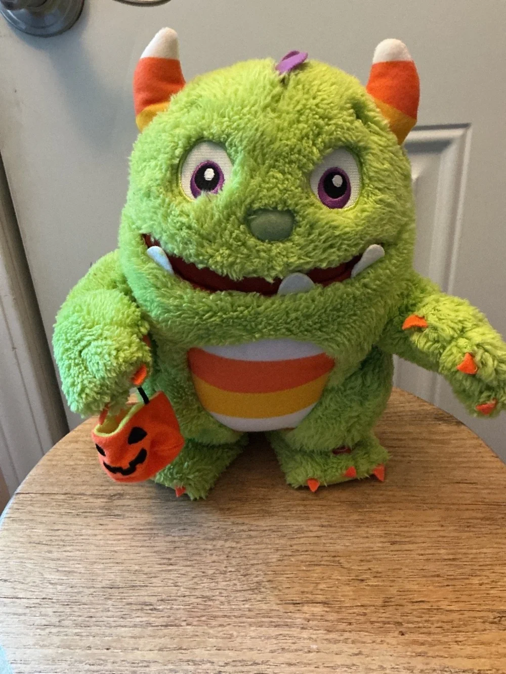 Retired Hallmark Animated Roary the Green Candy Monster